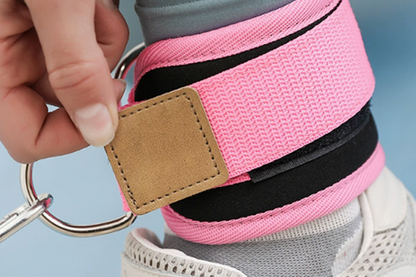 D-Ring Power Ankle Strap - Hip Stretch & Strength Trainer.