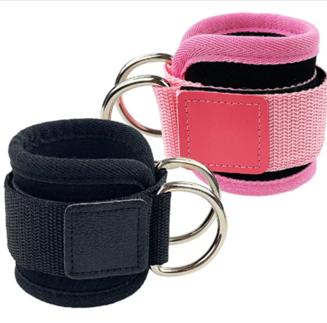 D-Ring Power Ankle Strap - Hip Stretch & Strength Trainer.