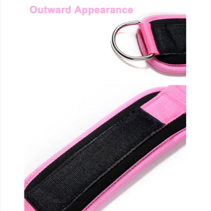 D-Ring Power Ankle Strap - Hip Stretch & Strength Trainer.