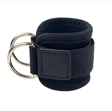 D-Ring Power Ankle Strap - Hip Stretch & Strength Trainer.